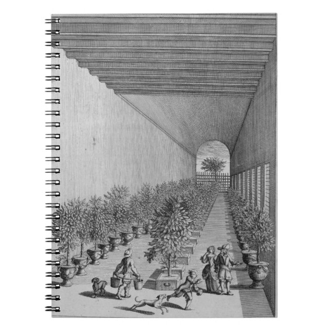 The forcing-house, from 'De Nederlandze Hesperides Notebook (Front)