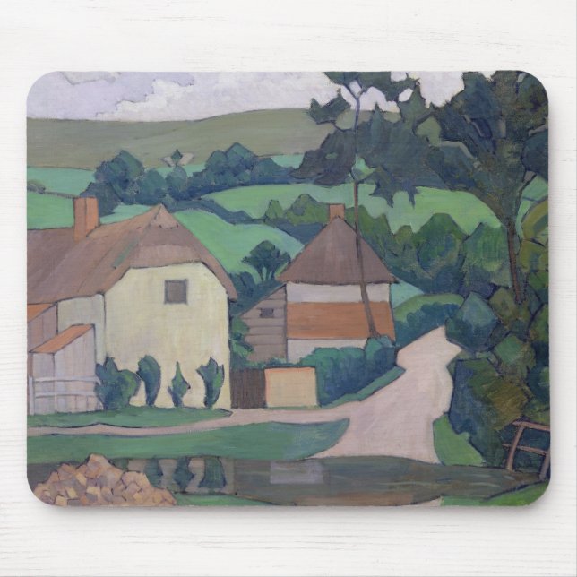 The Ford (oil on canvas) Mouse Pad (Front)