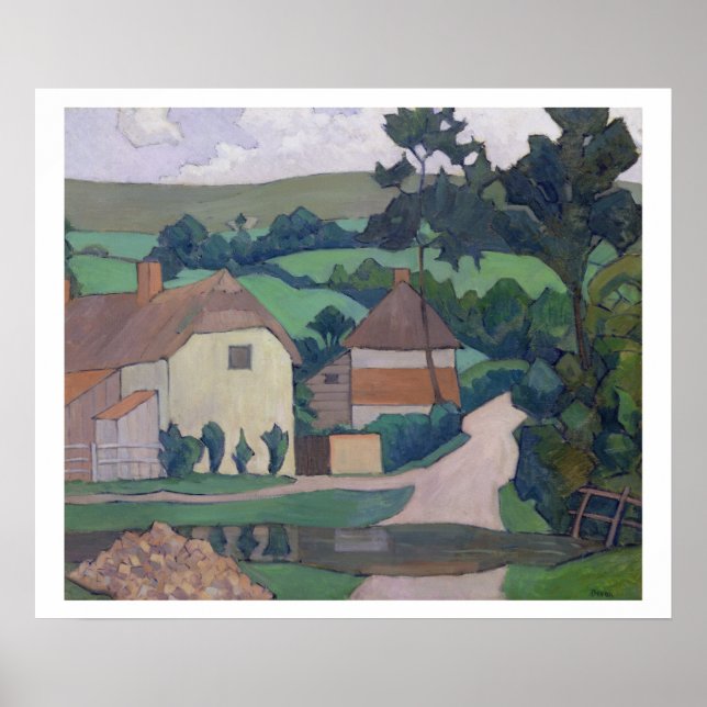 The Ford (oil on canvas) Poster (Front)