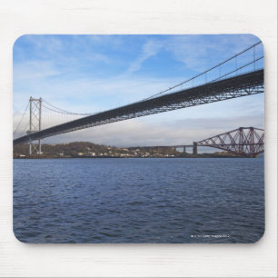 The foreground Forth Road Bridge is a suspension b Mouse Pad