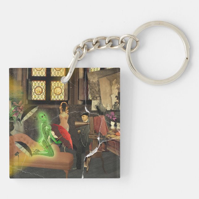 The Foreign Model Key Ring (Back)