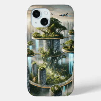 The Forest-City Utopia iPhone 15 Case