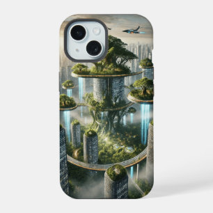 The Forest-City Utopia iPhone 15 Case