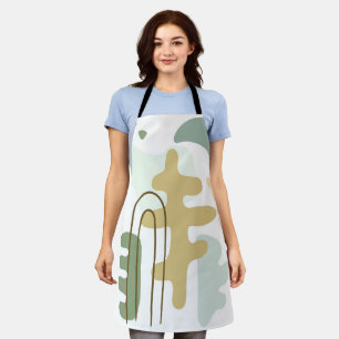 The Forest Modern Abstract Apron