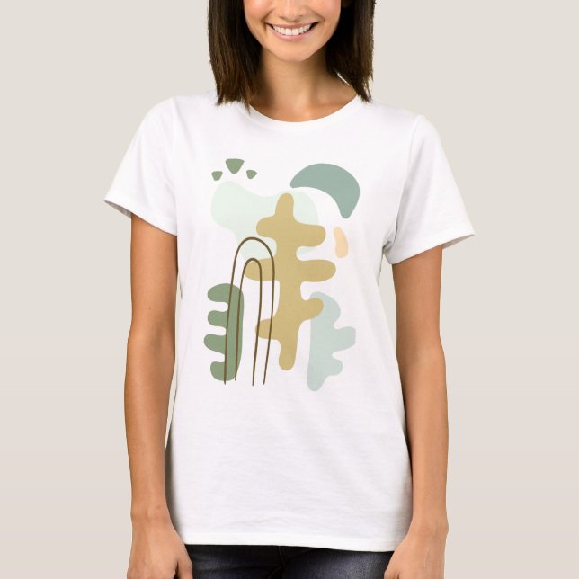 The Forest Modern Abstract T-Shirt (Front)