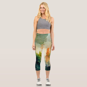 The Forest (nature) Capri Leggings