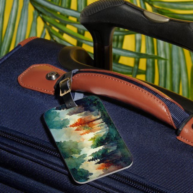 The Forest (nature) Luggage Tag (Front Insitu 1)