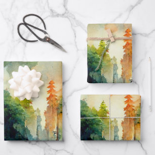 The Forest (nature) Wrapping Paper Sheet
