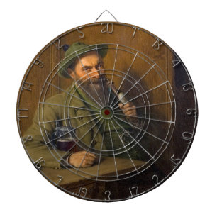 The Forest Ranger (by Eduard von Grützner) Dartboard