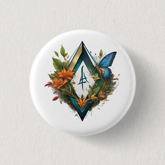 the forest song-2 3 cm round badge (Front)