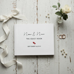 The Forever Chapter – Elegant Personalized Guest Book