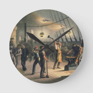 The Forge on Deck of the Great Eastern, night of A Round Clock