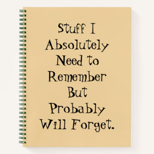 The Forgetful Friend: To-Do List Teal Notebook
