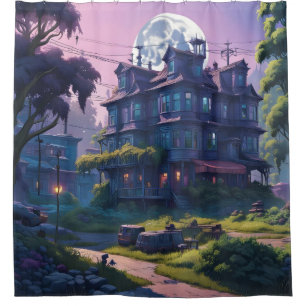 The Forgotten Estate – Abandoned Mansion Shower Curtain
