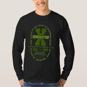 The Forgotten Middle Child Gen X Generation Baby B T-Shirt