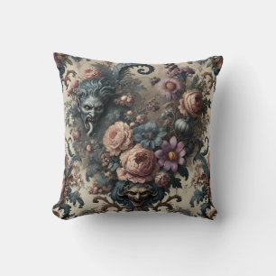 The Formal Fiends – Gothic Floral Design Cushion