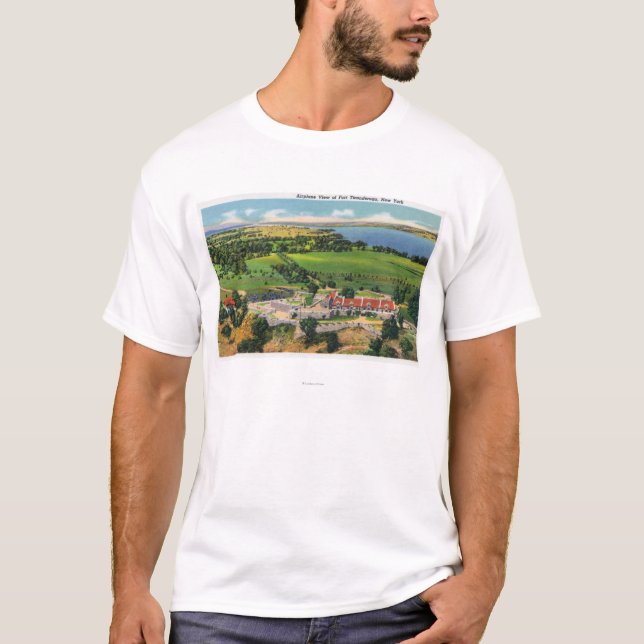 The Fort, Lake Champlain in Distance T-Shirt (Front)
