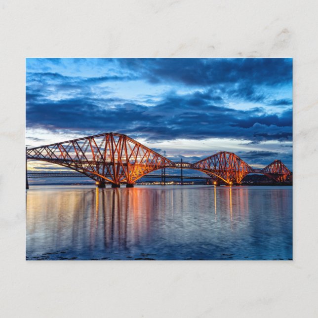 The Forth Bridge, Scotland Postcard (Front)