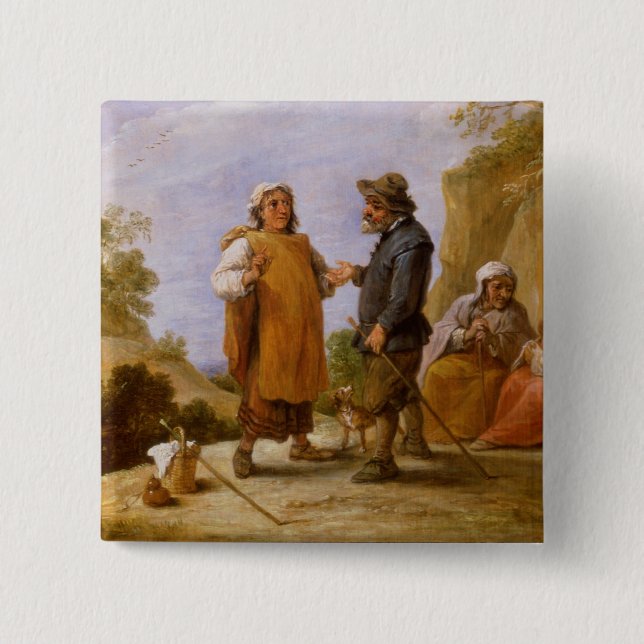 The Fortune Teller 15 Cm Square Badge (Front)