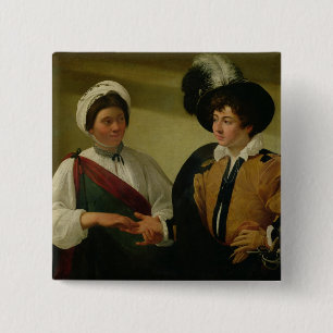 The Fortune Teller, c.1596-97 15 Cm Square Badge