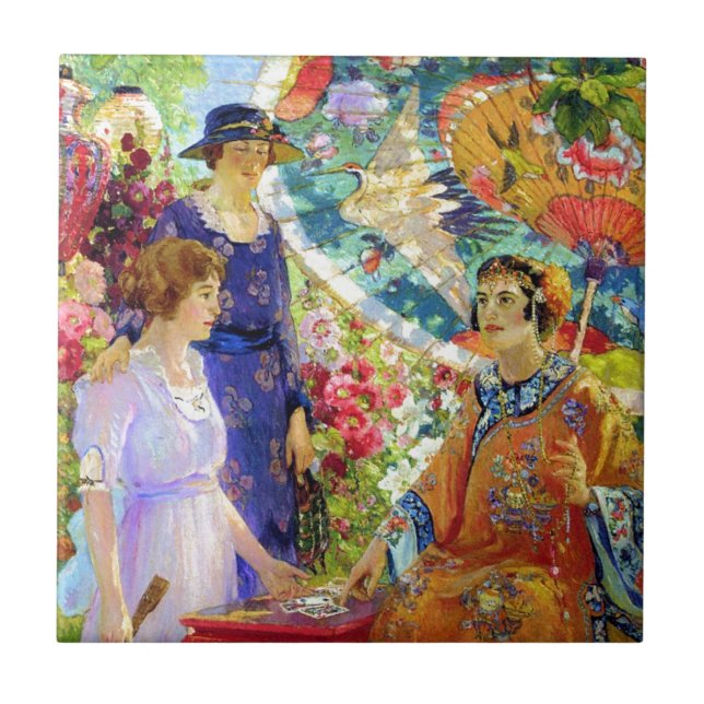 The Fortune Teller Ceramic Tile (Front)