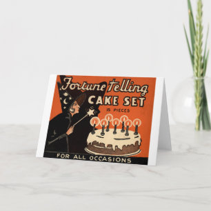 The Fortune Telling Cake Card