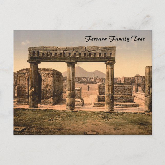 The Forum, Pompeii, Campania, Italy Postcard (Front)