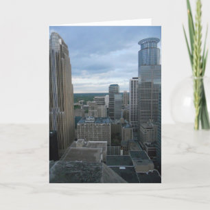 The Foshay Tower Overlooking Minneapolis Congrats Card