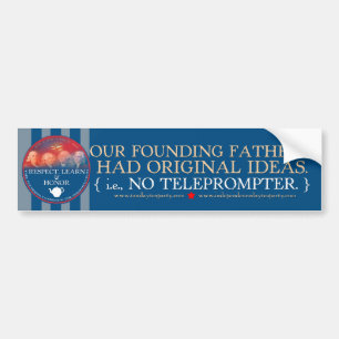 The Founders vs. TOTUS Bumper sticker