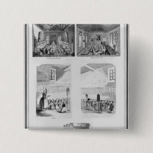 The foundling home 15 cm square badge