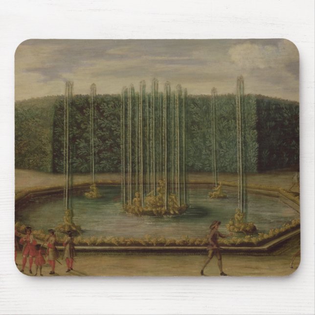 The Fountain of Bacchus at Versailles Mouse Pad (Front)