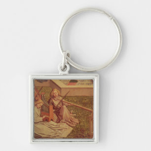 The Fountain of Grace, detail of three angel Key Ring