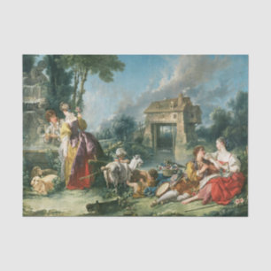The Fountain of Love by Francois Boucher Tissue Paper