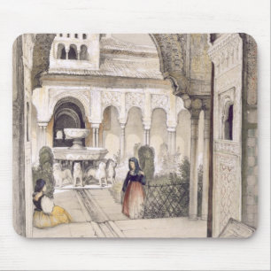 The Fountain of the Lions, from the Hall of the Ab Mouse Pad
