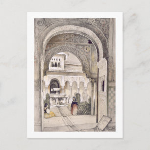 The Fountain of the Lions, from the Hall of the Ab Postcard