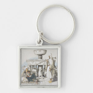 The Fountain of the Lions, Vignette from 'Sketches Key Ring