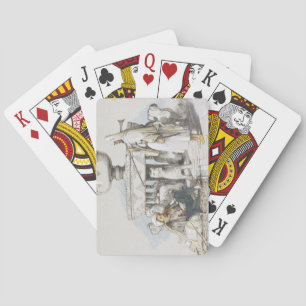 The Fountain of the Lions, Vignette from 'Sketches Playing Cards