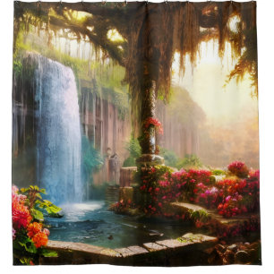 The Fountain Shower Curtain