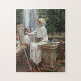 The Fountain, Villa Torlonia - John Singer Sargent Jigsaw Puzzle