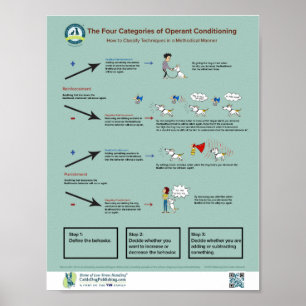 The Four Categories of Operant Conditioning Poster
