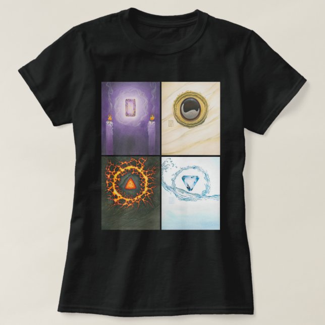 The Four Core Gems T-Shirt (Design Front)