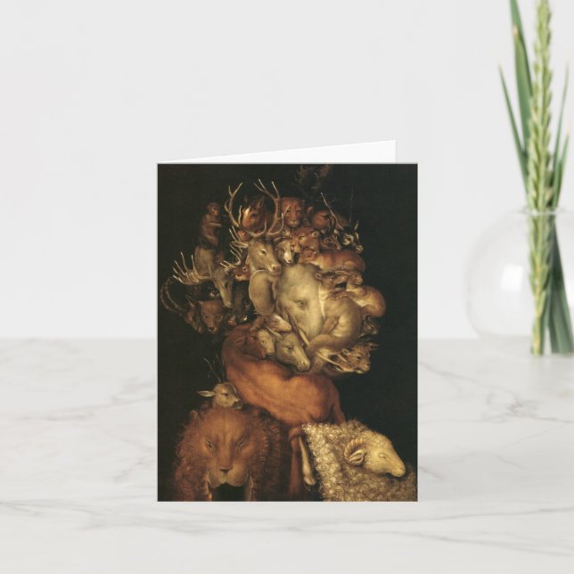 The Four Elements: Earth - Giuseppe Arcimboldo Card (Front)