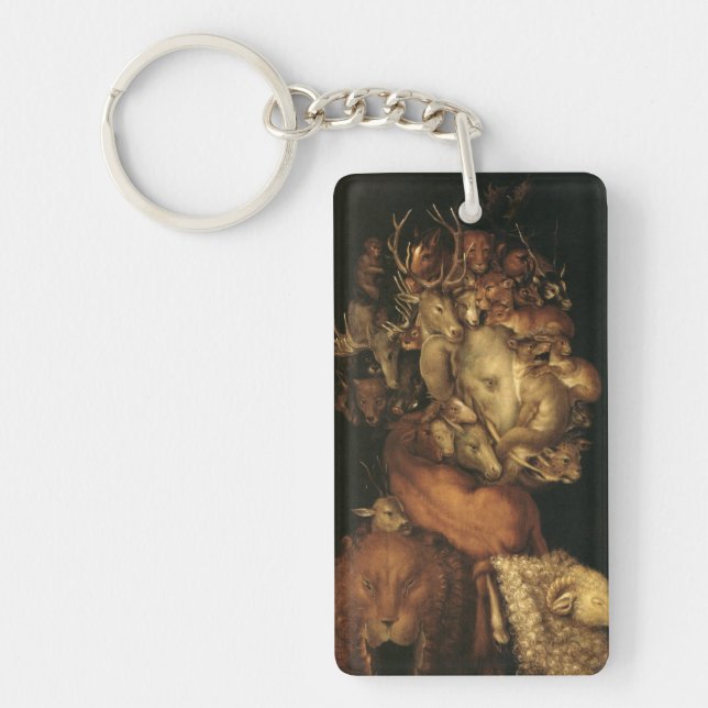The Four Elements: Earth - Giuseppe Arcimboldo Key Ring (Front)