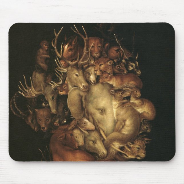 The Four Elements: Earth - Giuseppe Arcimboldo Mouse Pad (Front)