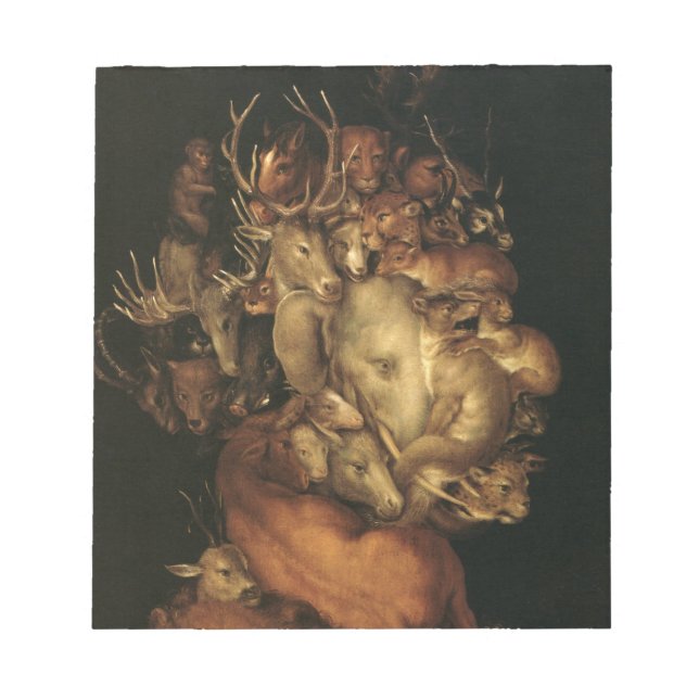 The Four Elements: Earth - Giuseppe Arcimboldo Notepad (Front)