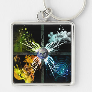 The Four Elements Key Ring