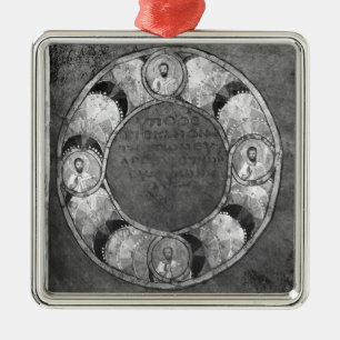 The four evangelists metal ornament