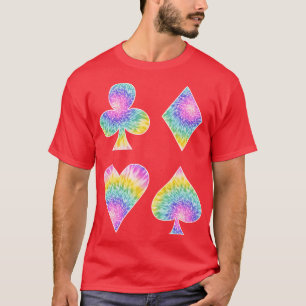 The Four French Suits Tie Dye T-Shirt