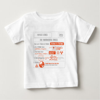 The Four Fundamental Forces- Physics Series Baby T-Shirt