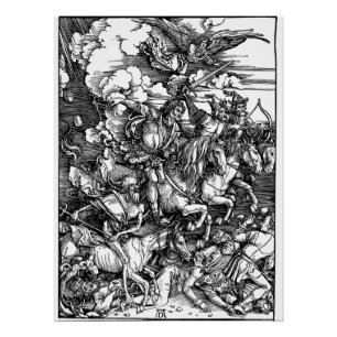 The Four Horsemen (Durer 1511) Poster